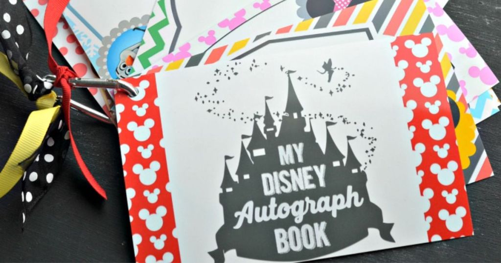 free disney autograph book printables hip2save