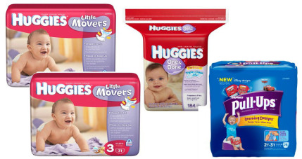 Huggies Diapers, wipes and pull-ups
