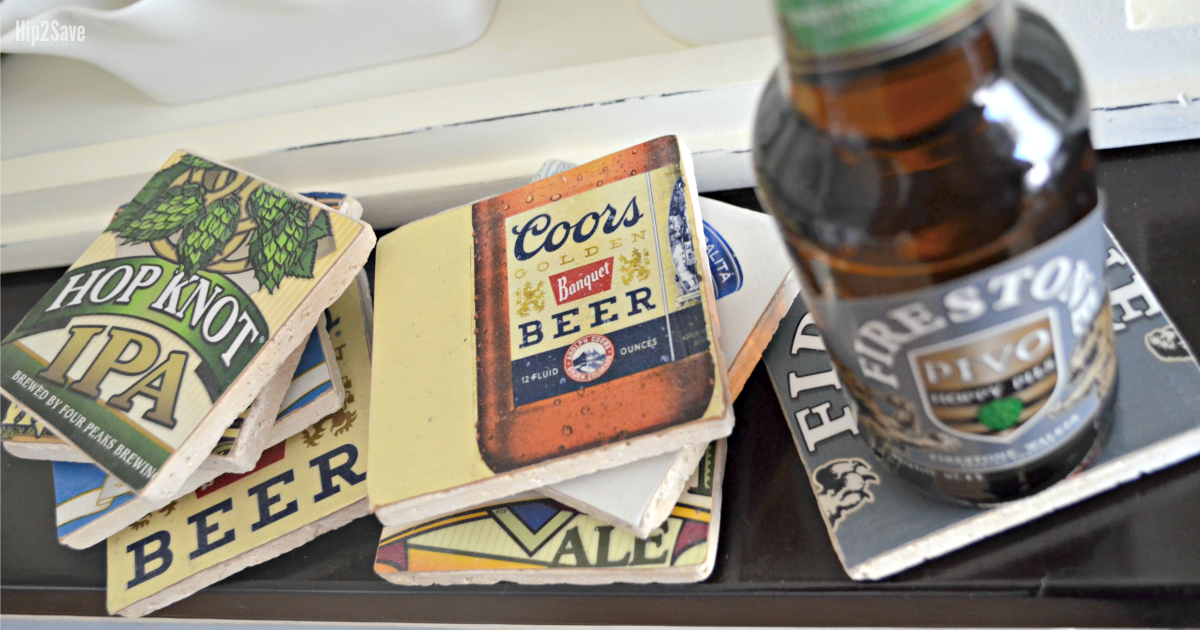 diy beer coasters