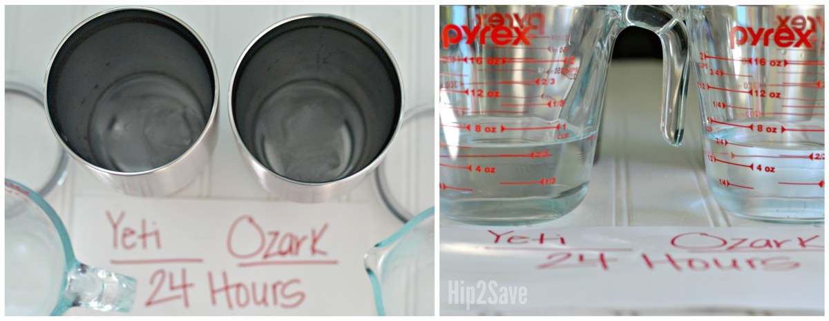 Comparison of Yeti Vs. Ozark with measuring cups