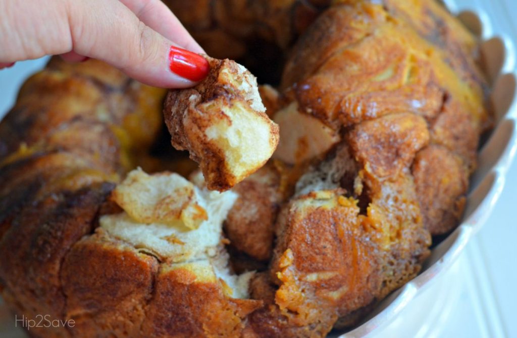 pumpkin cheesecake monkey bread