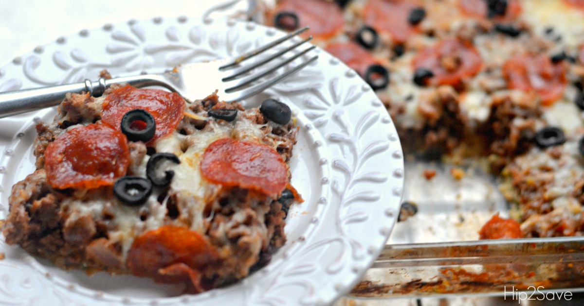 keto zucchini pizza casserole 