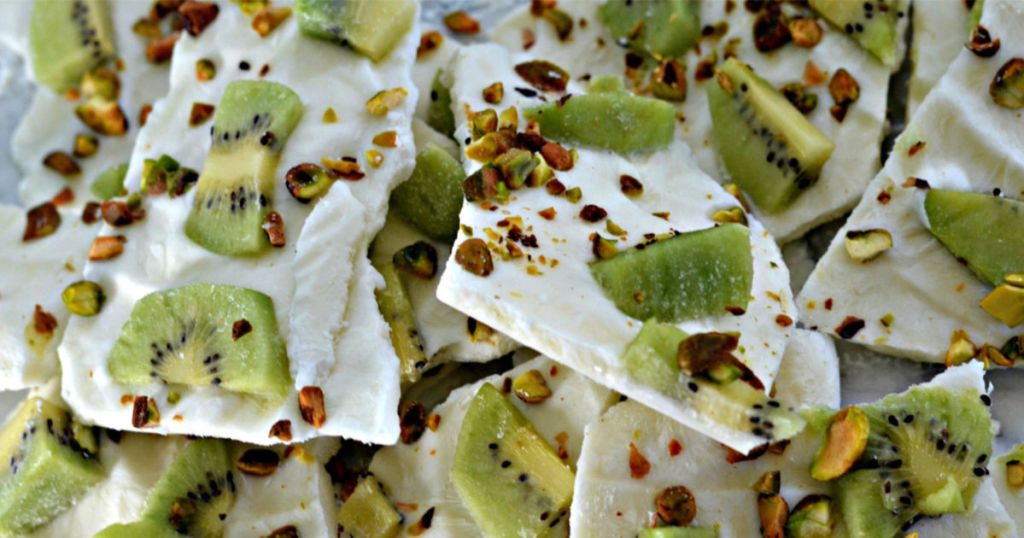 frozen yogurt bark