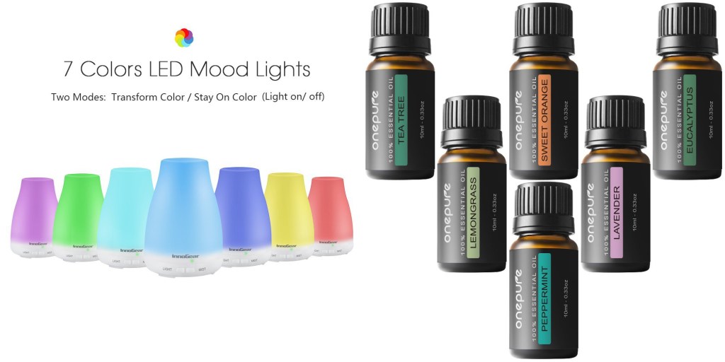 Essential Oil Diffuser with oils