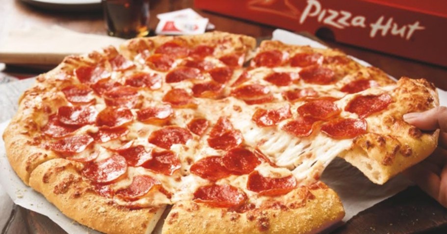 Best Pizza Hut Coupon Codes: FREE Large 1-Topping Pizza w/ Purchase!