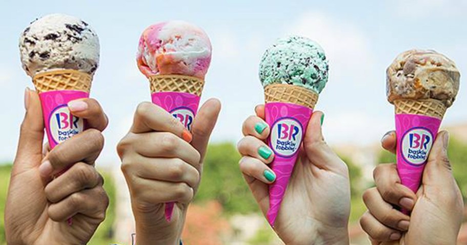 BOGO FREE Ice Cream Scoops at Baskin-Robbins