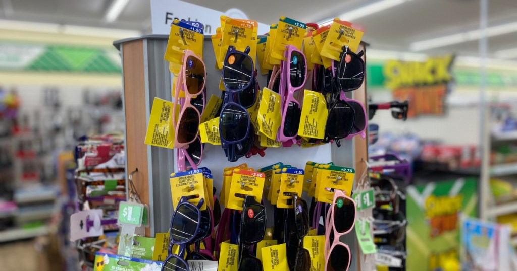 sunglasses at dollar tree
