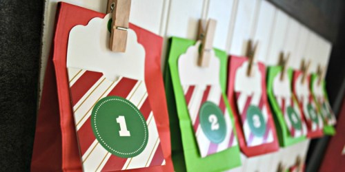 Make This Easy DIY Wooden Advent Calendar Using Treat Bags