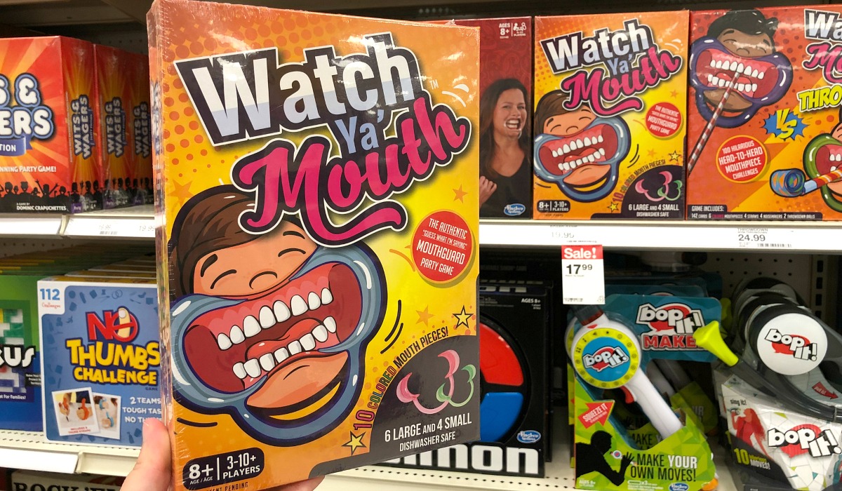White Elephant Gifts, Gag Gifts, Funny Gift Ideas – watch ya mouth game