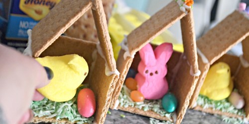 Make This Easy & Edible Easter Peep House (Fun Kids Craft!)