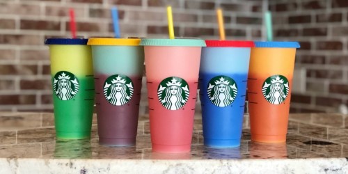 Starbucks Color-Changing Reusable Cold Cups Available Now (High Chance of Selling Out)