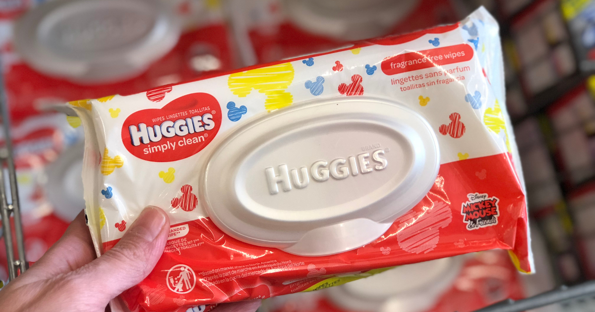 Huggies wipes at Dollar Tree