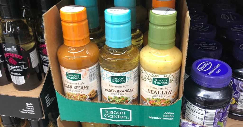 Tuscan Garden salad dressings at Aldi