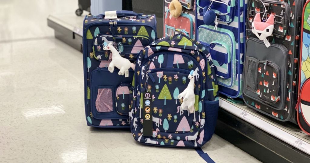 Crckt Unicorn Suitcase and Backpack at target