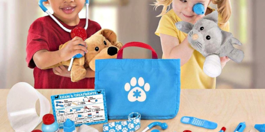 Up to 65% Off Melissa & Doug Toys on Amazon | 24-Piece Vet Play Set Just $15 (Reg. $38)