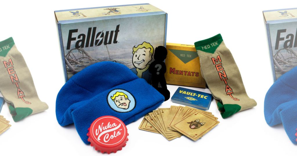 CultureFly Fallout Collectible Box with all items displayed