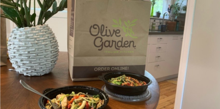 TWO Olive Garden Meals Just $16.49 Delivered – Lunch AND Dinner Covered!