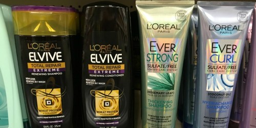 ** $4/2 L’Oreal Paris Elvive Hair Care Coupon = Shampoo & Conditioner Just 99¢ Each at Walgreens