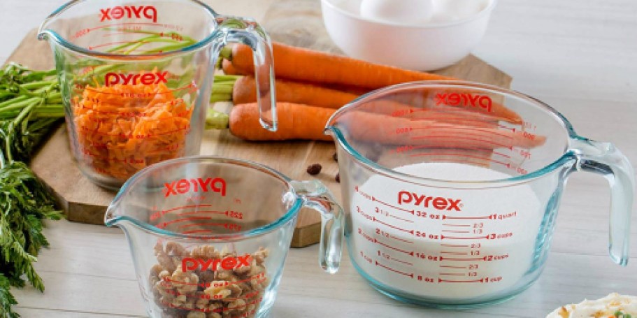 Highly-Rated Pyrex Measuring Cups from $5.94 on Macy’s.com