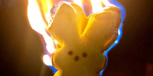 Have Leftover Easter Candy? Try Roasting Marshmallow Peeps Over a Campfire