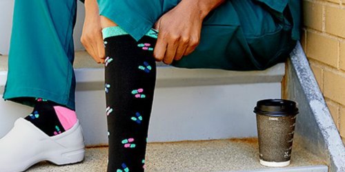 Compression Socks as Low as $3.33 Per Pair on Zulily | Includes Medical-Inspired Prints