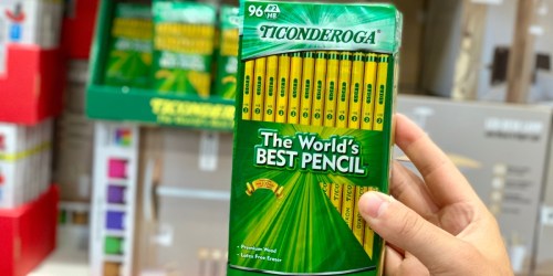 Ticonderoga 96-Count Pencils Only $9 on Walmart.com | Just 9¢ Each
