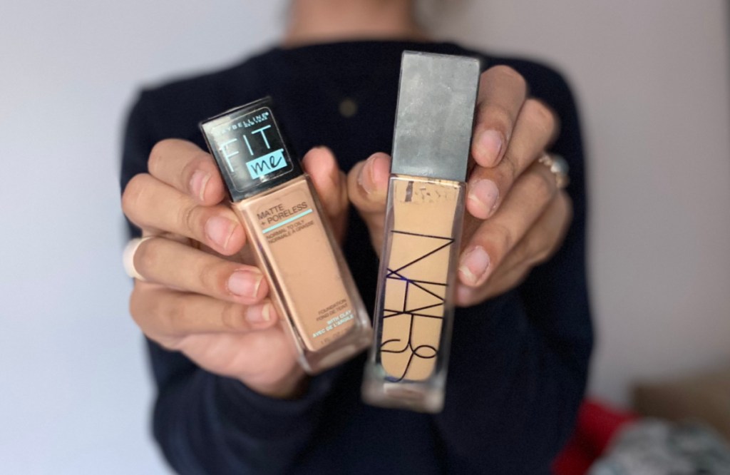 fit me foundation vs nars foundation