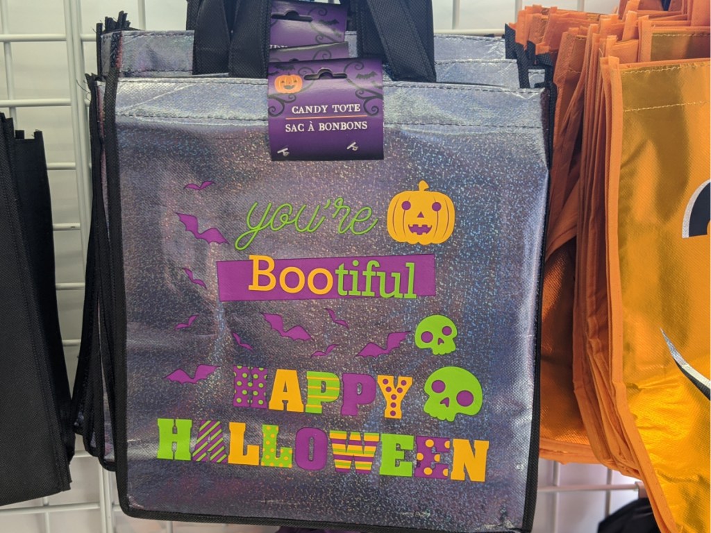 halloween bag with fun characters on it