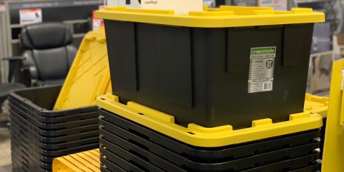 Greenmade 27 Gallon Storage Tote Only $7.49 at Office Depot w/ Free Store Pickup