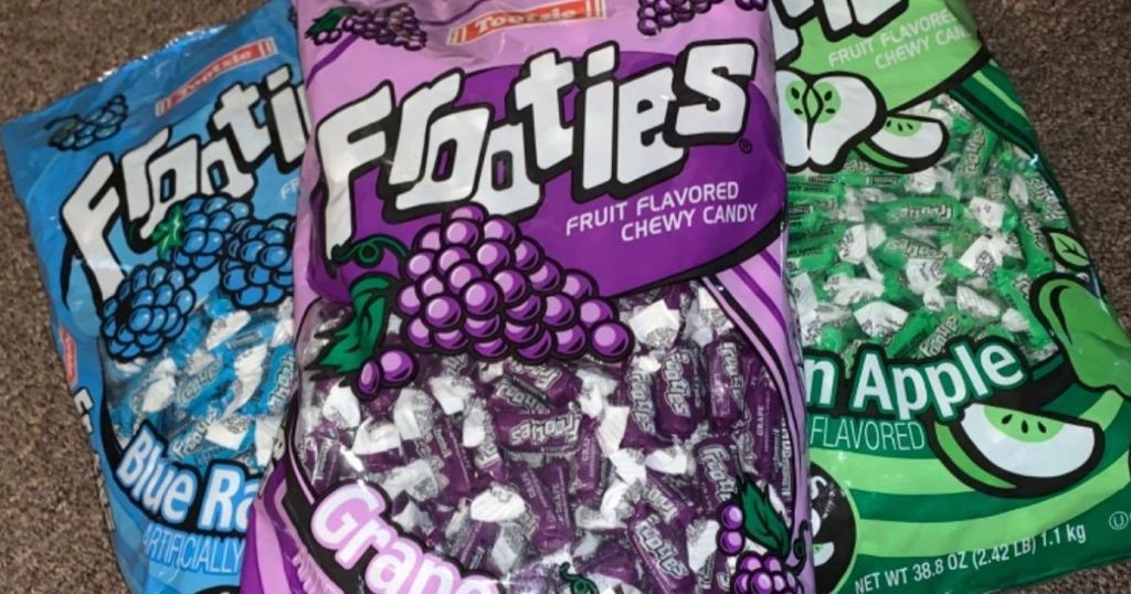 large bags of Tootsie Frooties