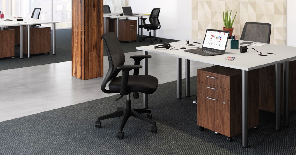 Union & Scale Essentials Mesh Back Fabric Task Chair