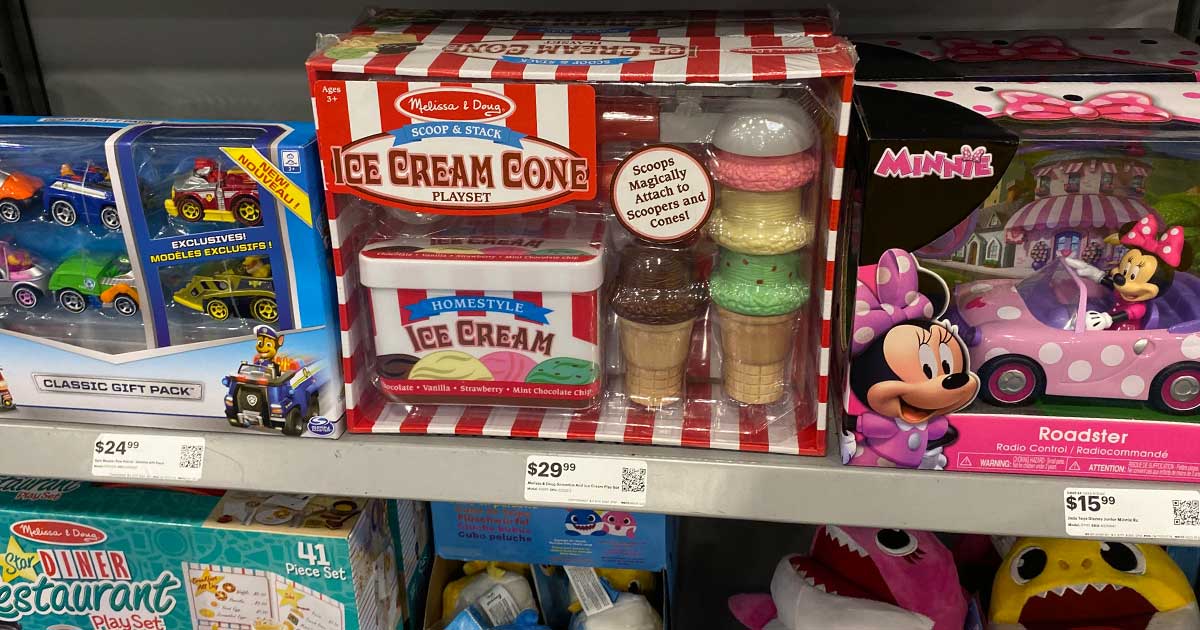 toys on display in a store