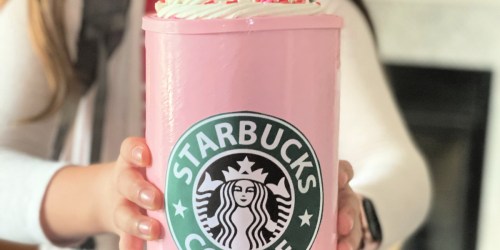 Make a Starbucks Frappuccino Valentine Box Using an Oatmeal Container!