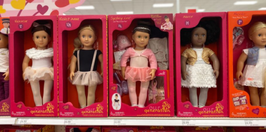 Our Generation 18″ Dolls from $20.79 on Target