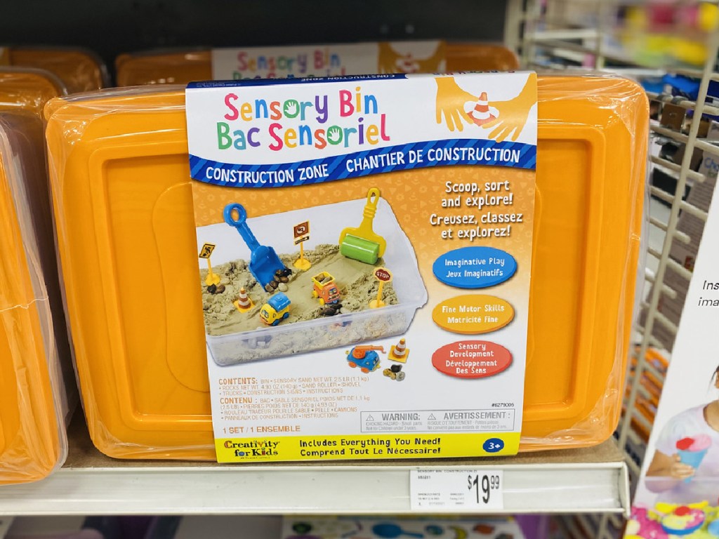 Creativity for Kids Construction Zone Sensory Bin