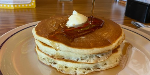 FREE IHOP Buttermilk Pancakes Short Stack (Today ONLY)