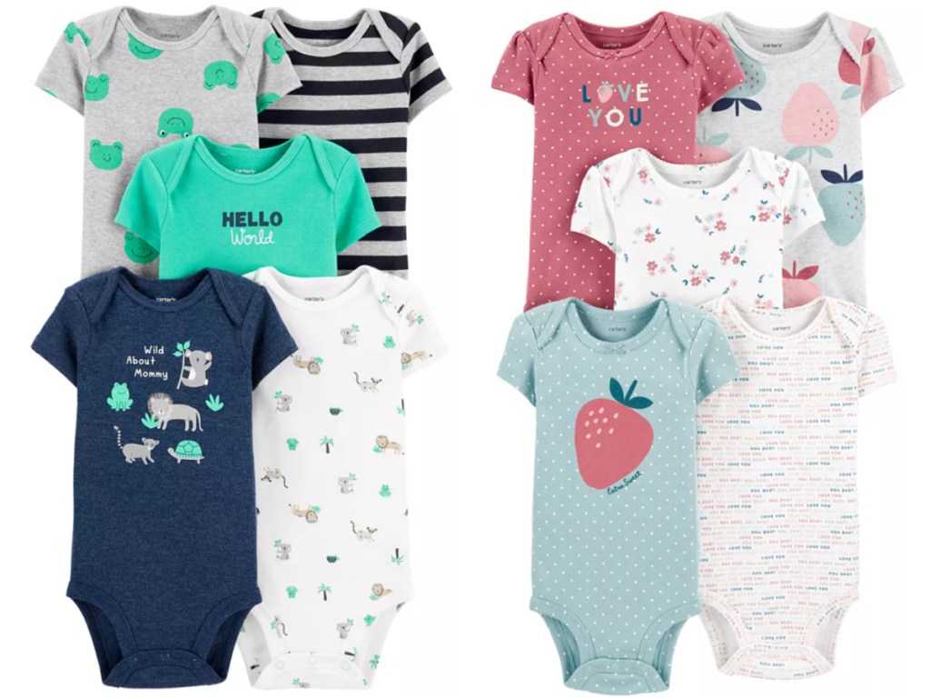 Carter's baby bodysuits