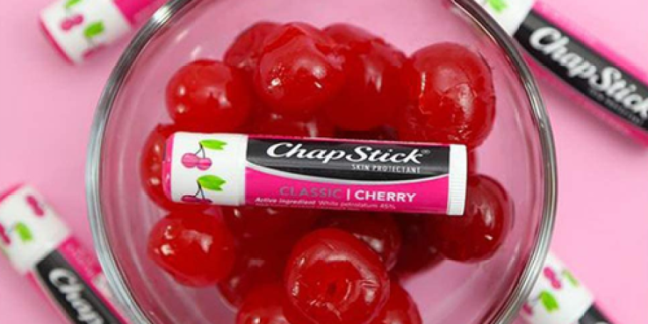 Classic Cherry ChapStick Lip Balm Only $1 Shipped