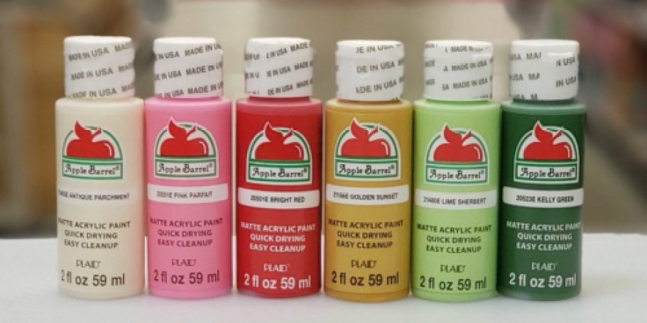 Apple Barrel Acrylic Paint Only 58¢ Shipped on Amazon | Perfect for DIY Projects!