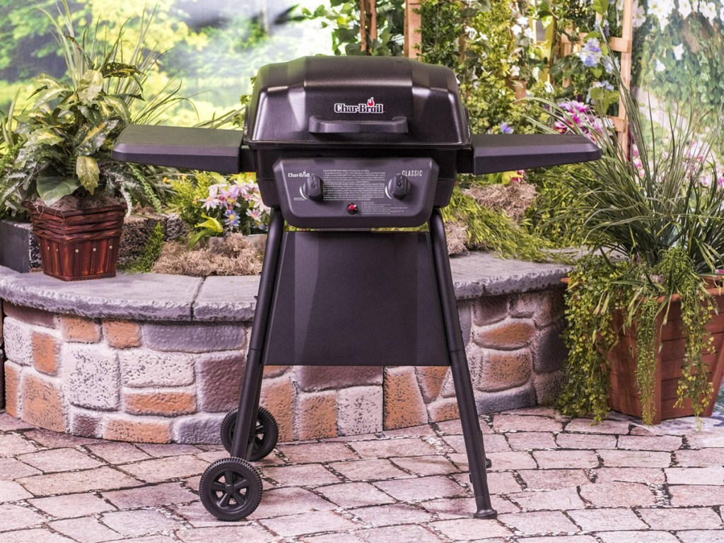black basic char-broil grill