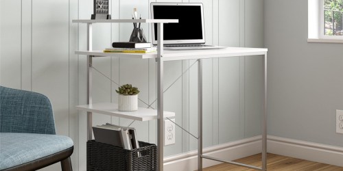 Mainstays Side Storage Desk Only $35 Shipped on Walmart.com (Regularly $64)