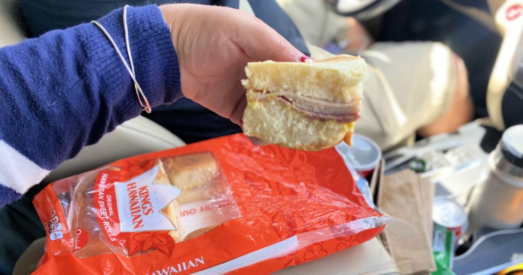 prep ahead sandwiches road trip using hawaiian rolls