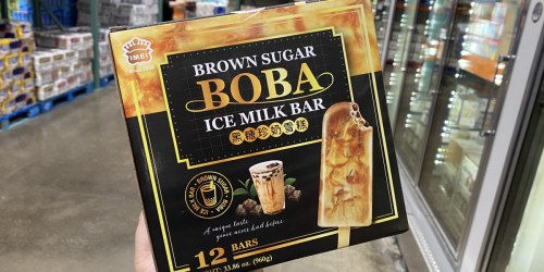 Brown Sugar Boba Ice Milk Bars 12-Pack Available at Costco for Just $13.99