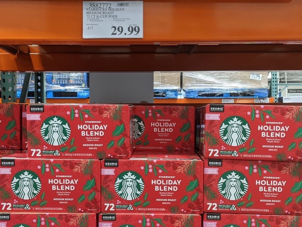 Starbucks Holiday Blend K-Cups at Costco