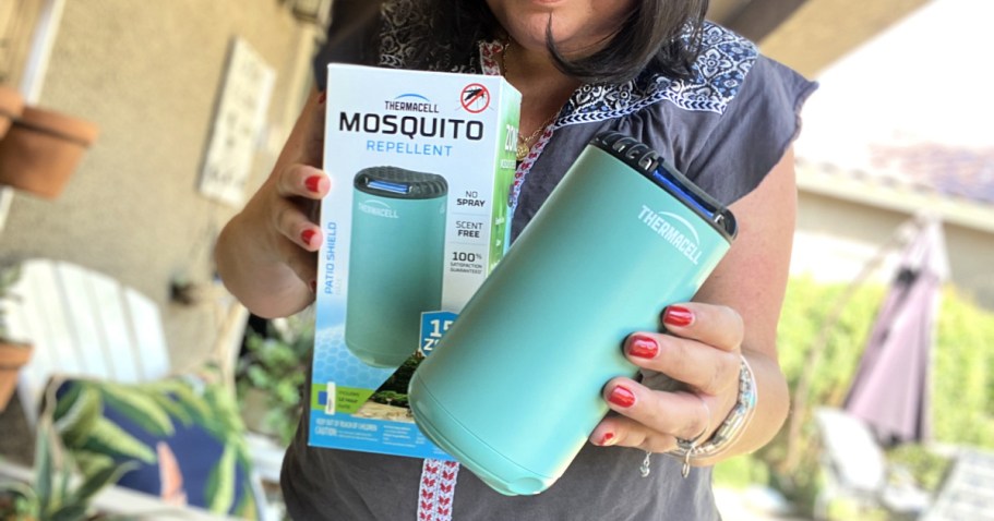 Thermacell Mosquito Repeller Only $14.81 Shipped on Amazon (Say Bye to Backyard Bugs!)