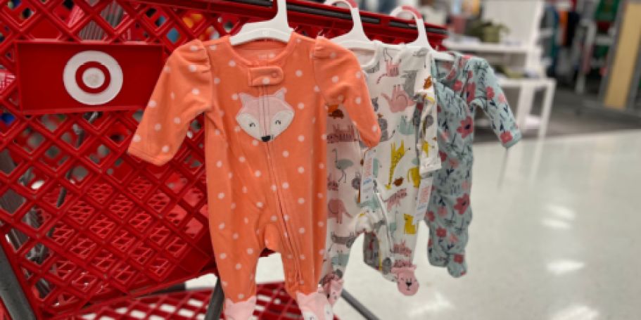 Carter’s Baby Clothes 40% Off on Target.com – Footed Pajamas Just $4.80!