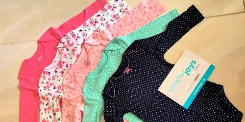 ** Carter’s 5-Pack Long-Sleeve Bodysuits Only $12.50 on Amazon | Just $2.50 Each