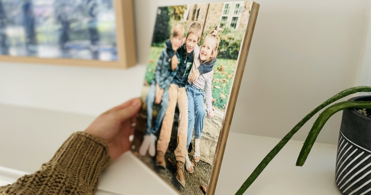 Walgreens Wood Photo Panels from $6 w/ Free Same Day Pickup