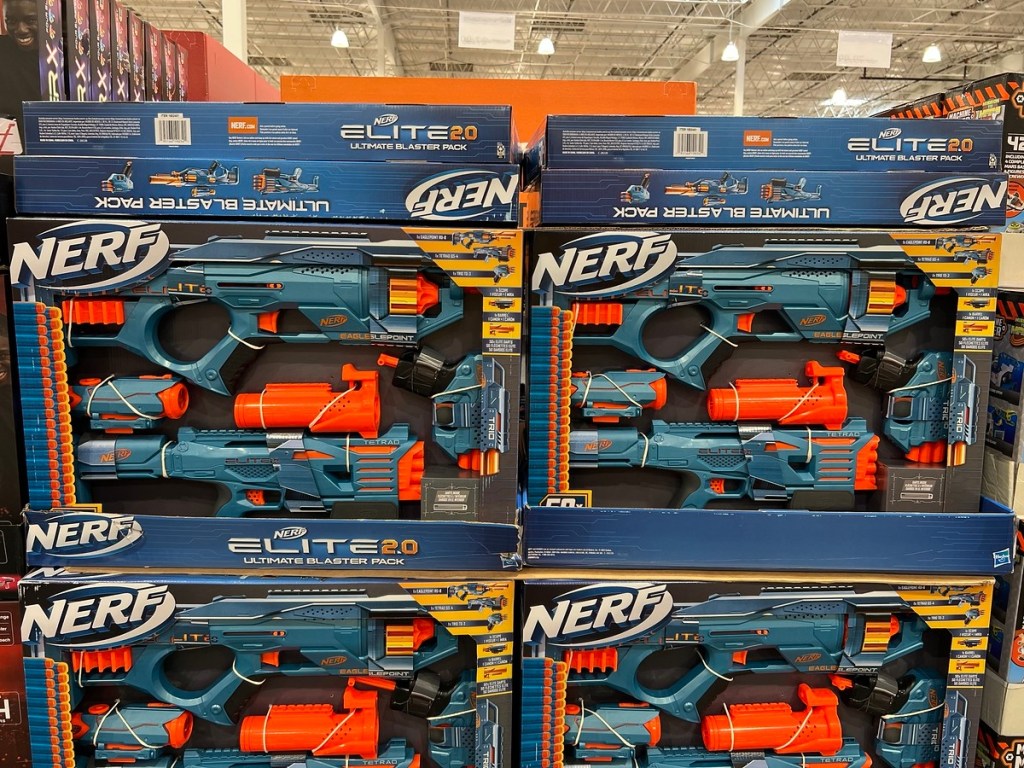 Nerf blasters at Costco