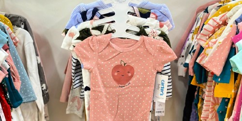 ** Carter’s Baby Bodysuits 5-Packs from $10.49 Each on Kohls.com (Regularly $28)